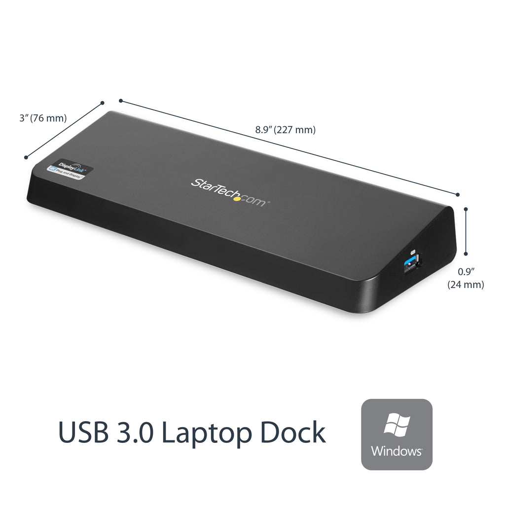 Station d'accueil 4K HDMI/DisplayPort - StarTech
