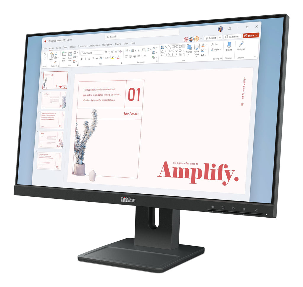 Écran LED 24" Full HD 100Hz IPS - Lenovo ThinkVision E24-40