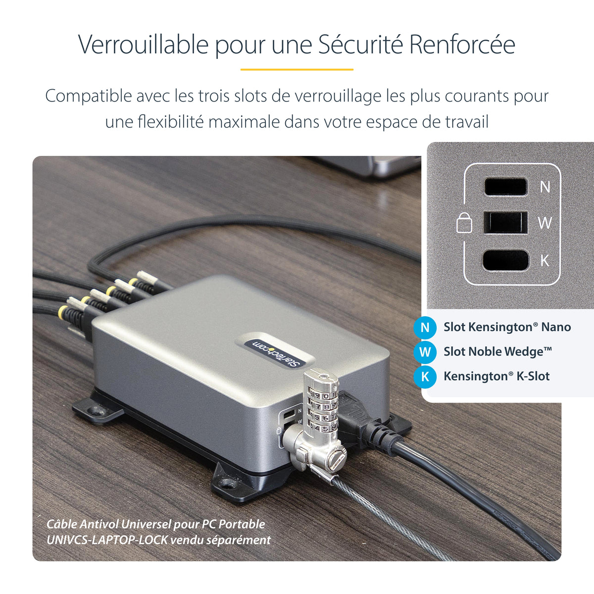 Adaptateur secteur 240W USB-C 4 ports STARTECH