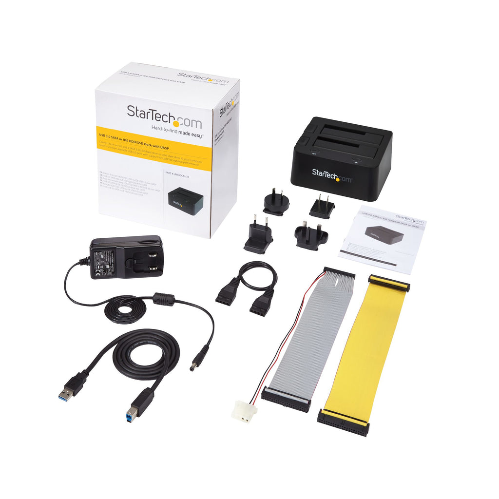 Contrôleur stockage 2.5" 3.5" USB 3.0 StarTech