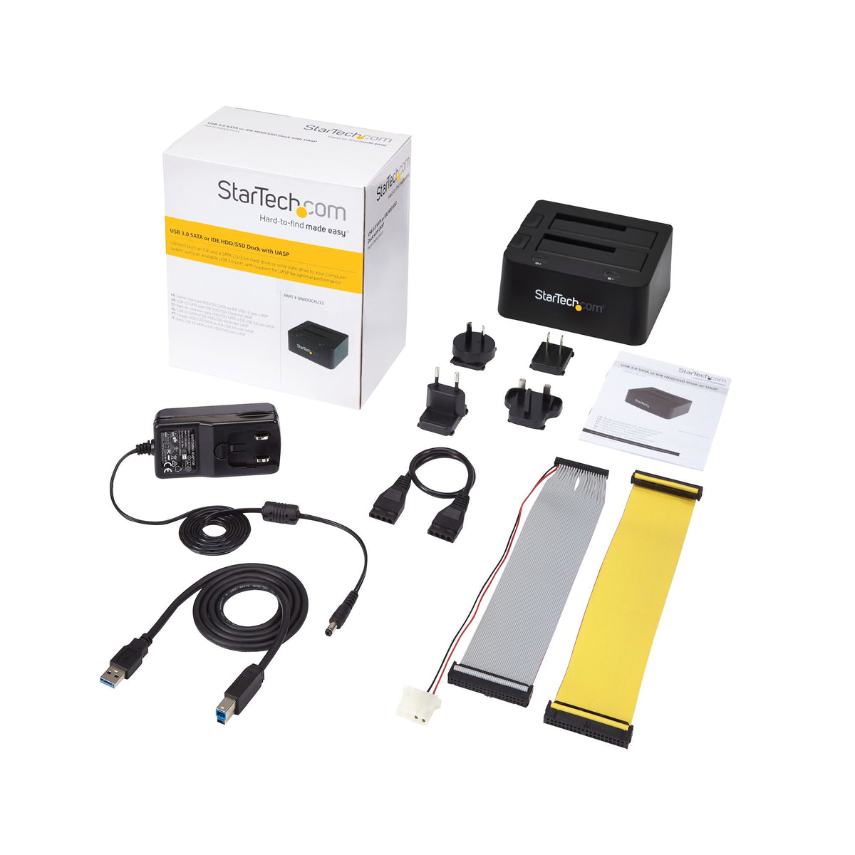 Contrôleur stockage 2.5" 3.5" USB 3.0 StarTech