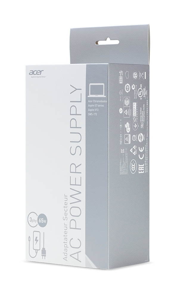 Adaptateur secteur 65W ACER pour Aspire & Chromebook