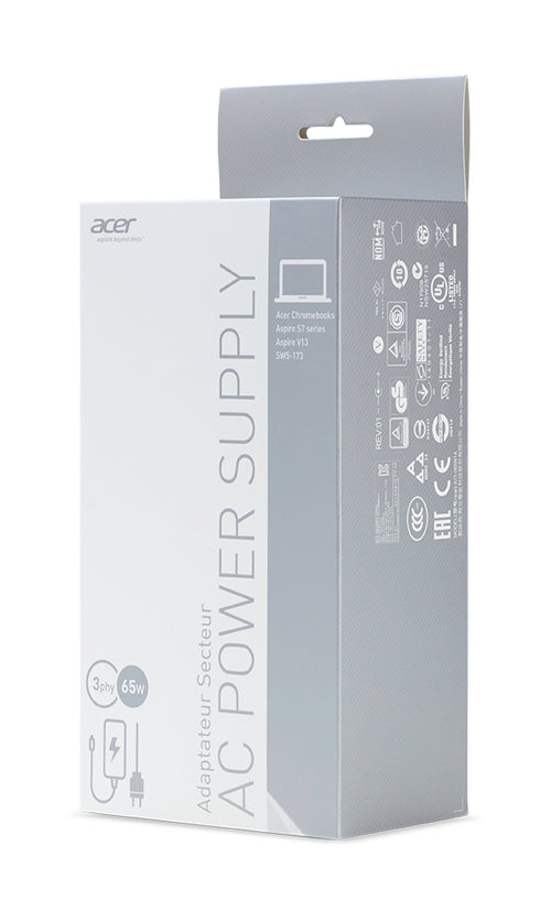 Adaptateur secteur 65W ACER pour Aspire & Chromebook