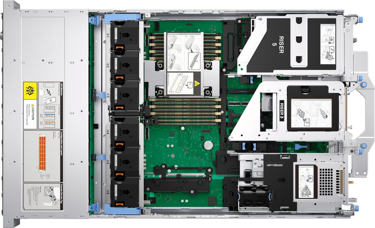 Dell PowerEdge R570 Serveur 2U 1xXeon 6517P 32Go SSD 960Go