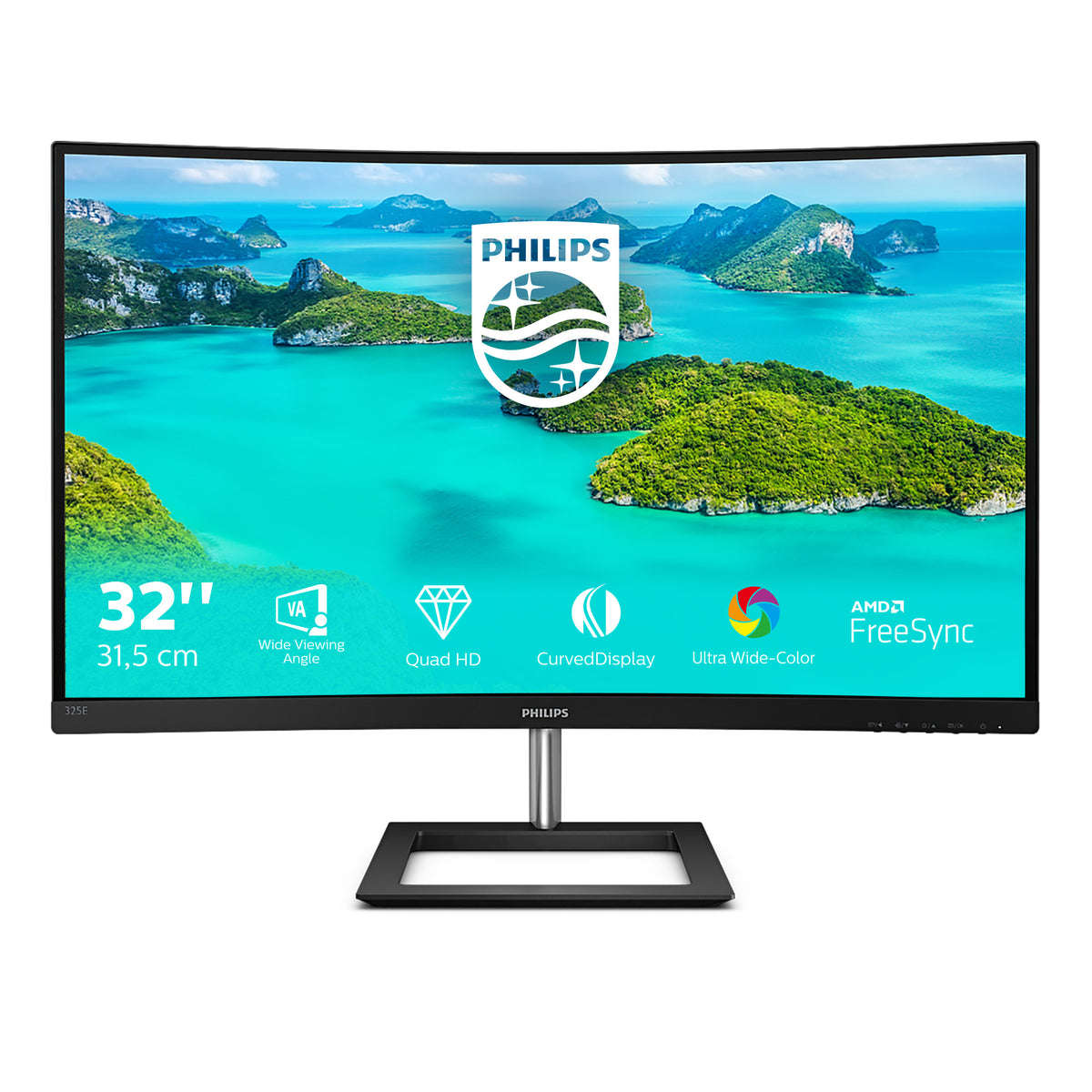Écran incurvé Philips 32" QHD - 75Hz - 4ms - VA