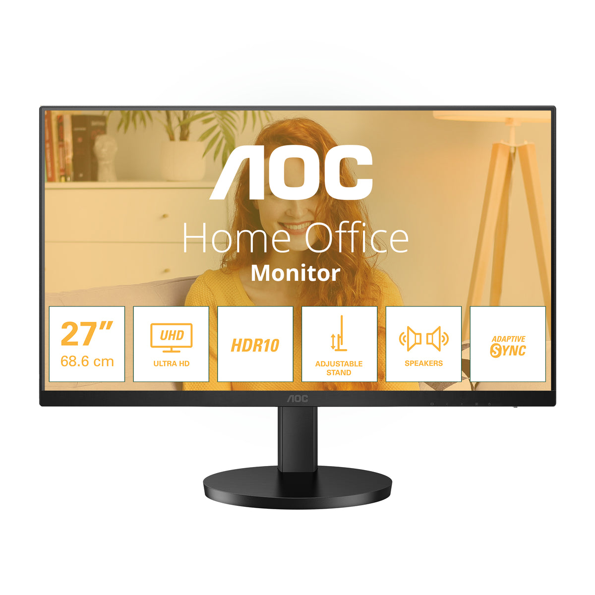 Écran LED AOC 27" 4K UHD - U27B3AF