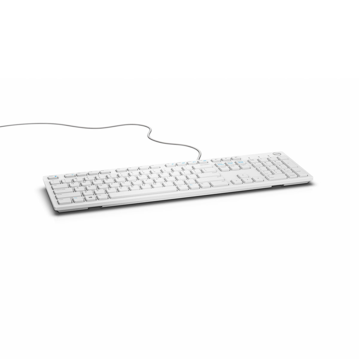 Clavier Dell KB216 USB QWERTY US blanc - Compatible Dell
