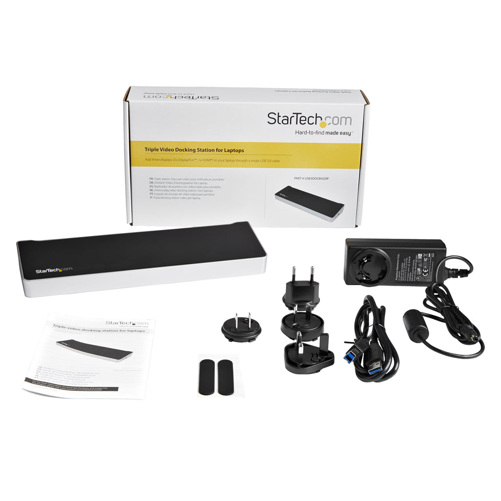 Réplicateur de ports USB 3.0 STARTECH 4K - 3 écrans