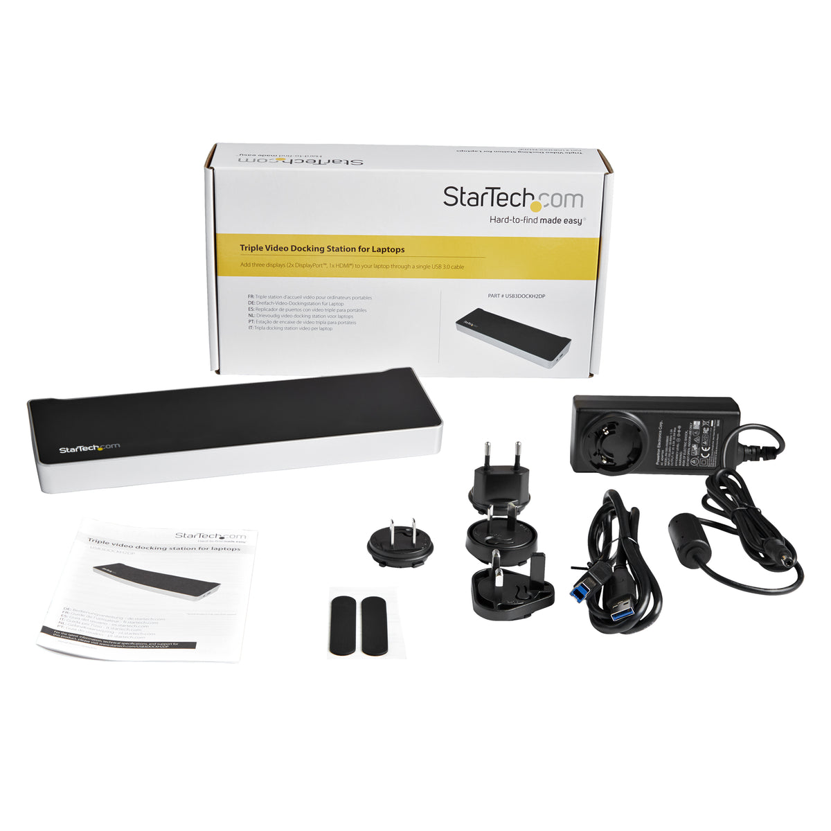 Réplicateur de ports USB 3.0 STARTECH 4K - 3 écrans