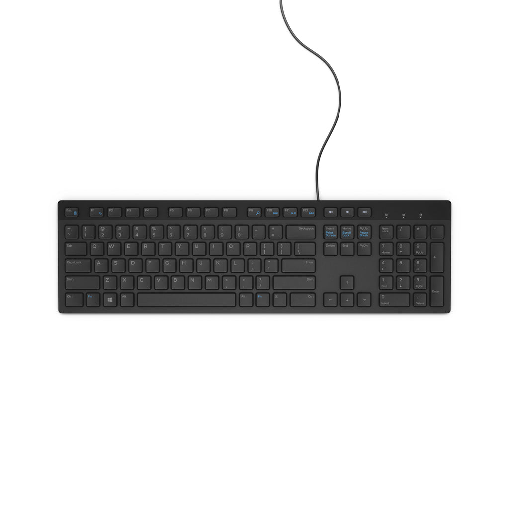 Clavier Dell KB216 USB QWERTY International US Noir