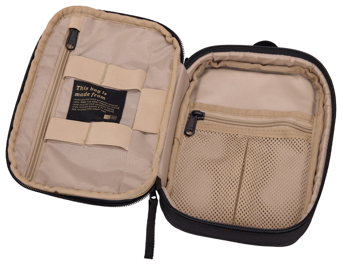 Boîtier accessoires polyester recyclé noir - Case Logic