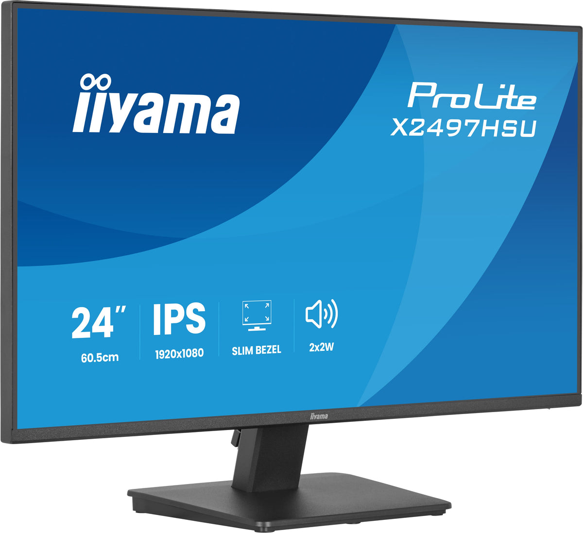 Écran LED iiyama 23.8" Full HD 120Hz IPS - ProLite X2497HSU-B1