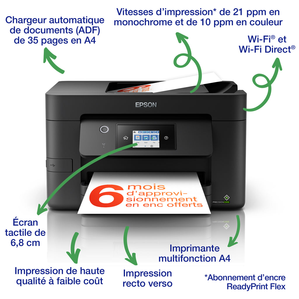 Epson WF-3820DWF : Imprimante tout-en-un pro | Achat