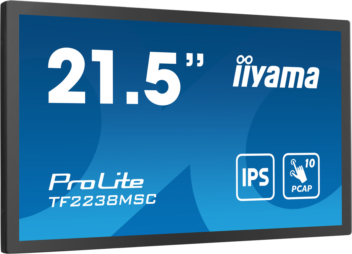 Écran tactile IIYAMA 21.5" Full HD - Cadre ouvert - ProLite TF2238MSC-B1