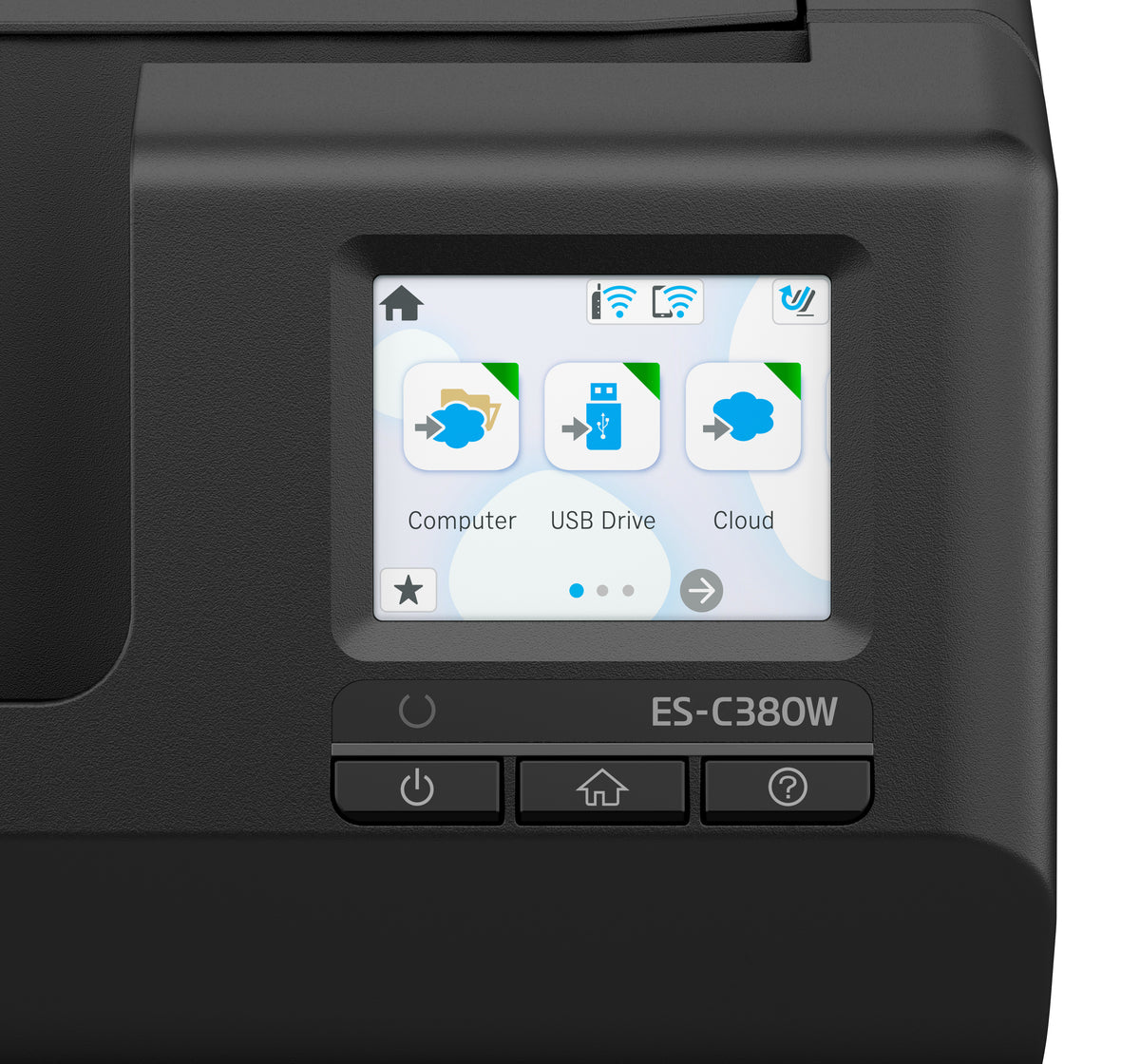 Scanner Epson ES-C380W - Recto-verso A4/Legal 600 dpi