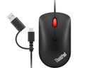 Souris Lenovo ThinkPad Compact USB/USB-C - Noir Corbeau