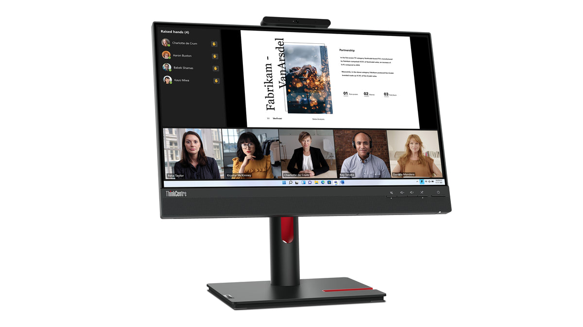 Écran tactile Lenovo 22" Full HD - IPS - HDMI/DisplayPort