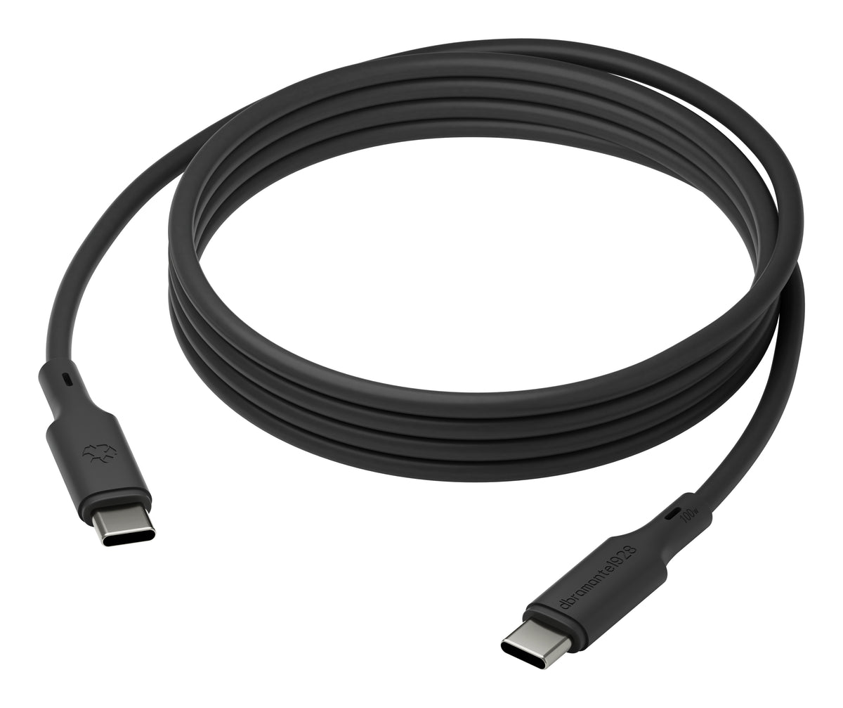 Câble USB-C vers USB-C 100W 2m noir DBRAMANTE1928