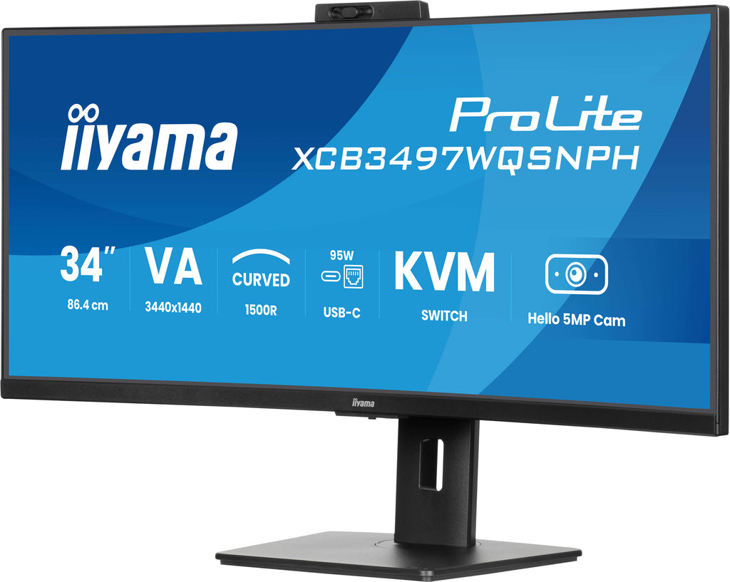 Écran LED incurvé IIYAMA 34" UWQHD 120Hz