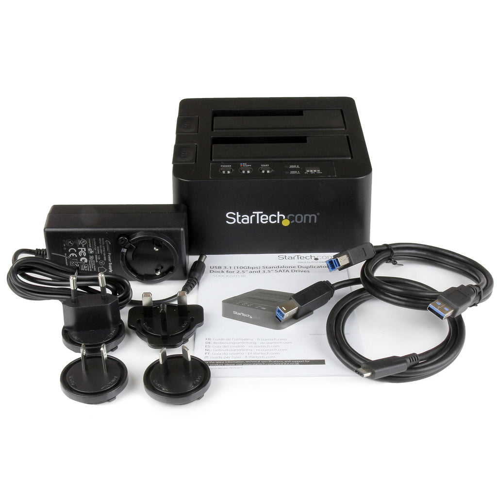 Duplicateur 2 baies SATA-300 StarTech | Clonage rapide