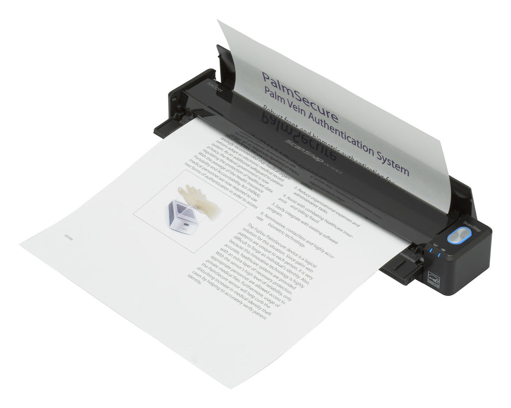 Ricoh ScanSnap iX100 : Scanner portable 600 dpi Wi-Fi/USB
