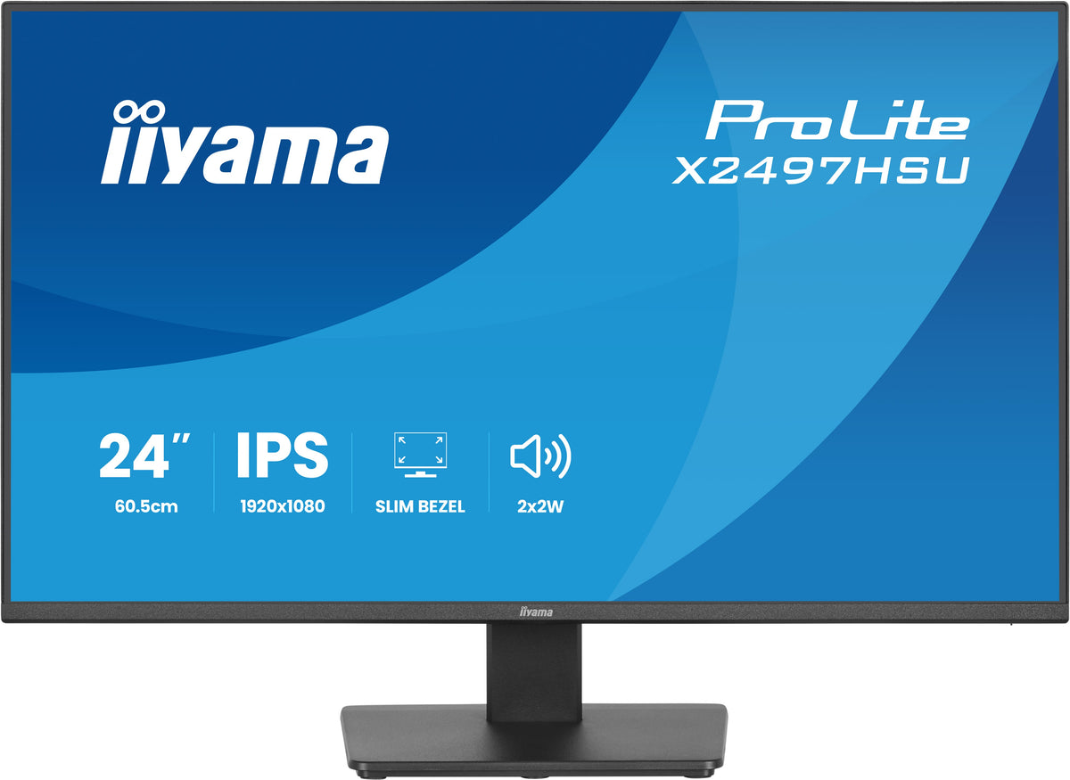 Écran LED iiyama 23.8" Full HD 120Hz IPS - ProLite X2497HSU-B1