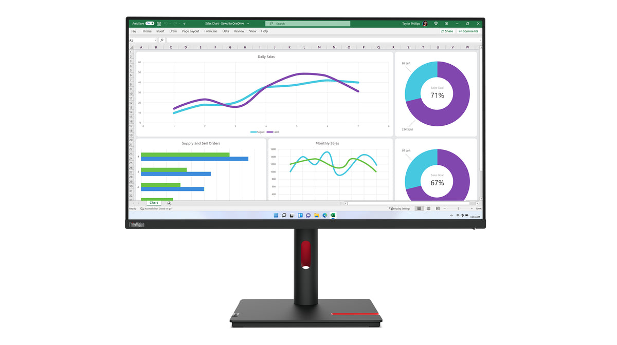 Lenovo ThinkVision T32h-30 Écran LED 31.5" WQHD - Achetez en ligne