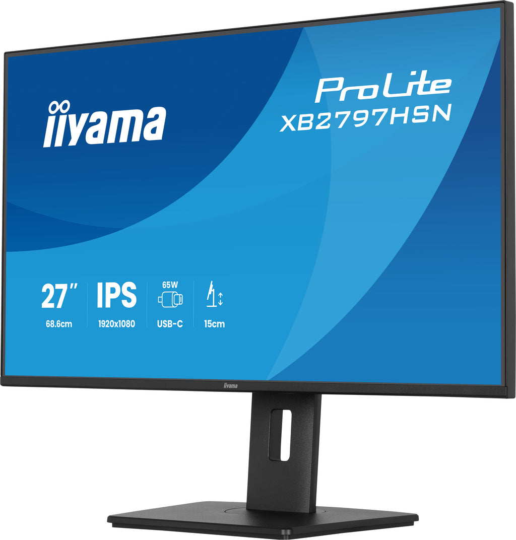 Écran LED IIYAMA 27" Full HD 100Hz IPS - ProLite XB2797HSN-B1