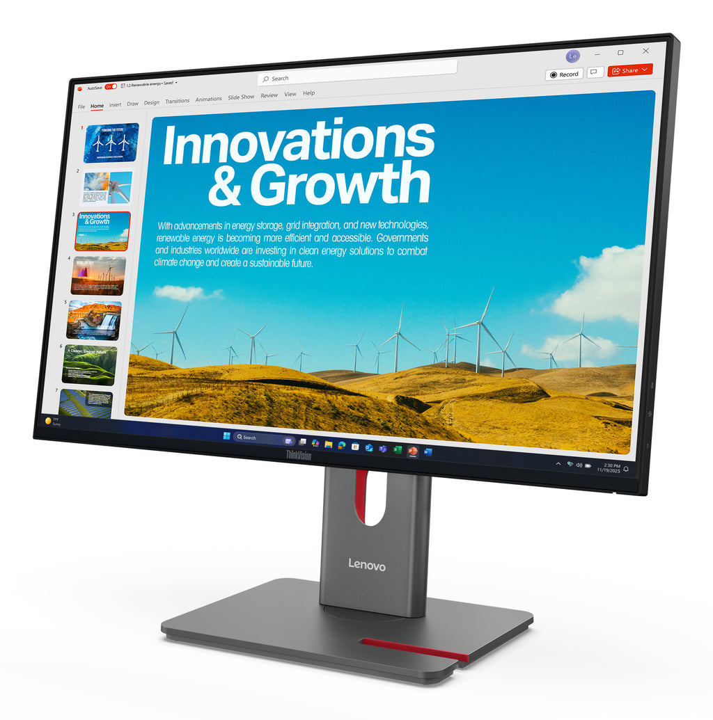 Écran LED Lenovo ThinkVision P24QD-40 24" QHD 120Hz
