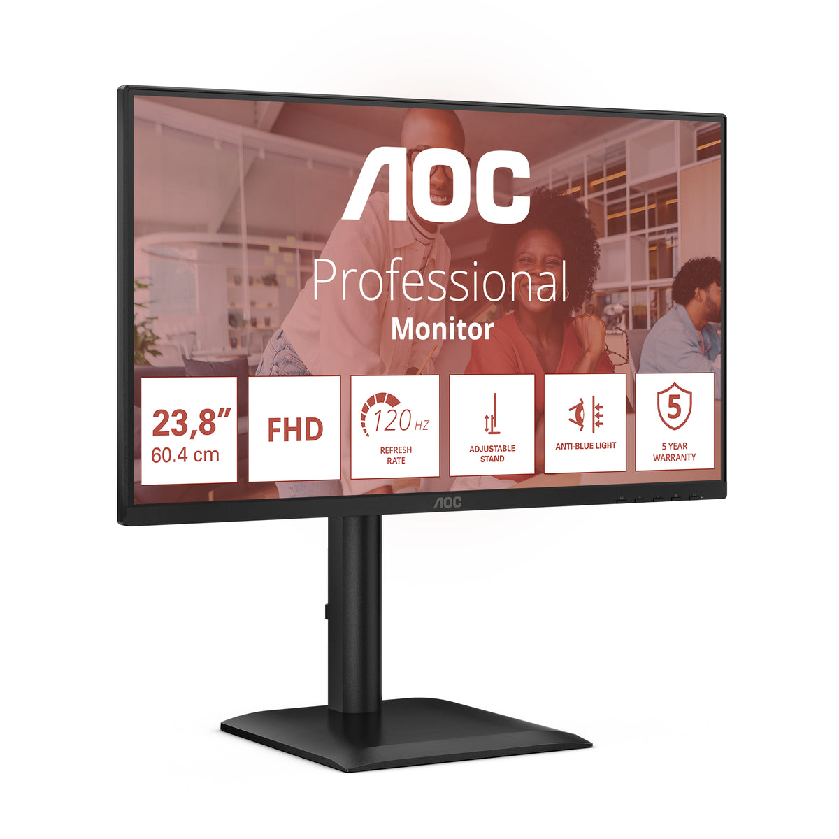 AOC 24E4U Écran LED 24" Full HD 120Hz IPS