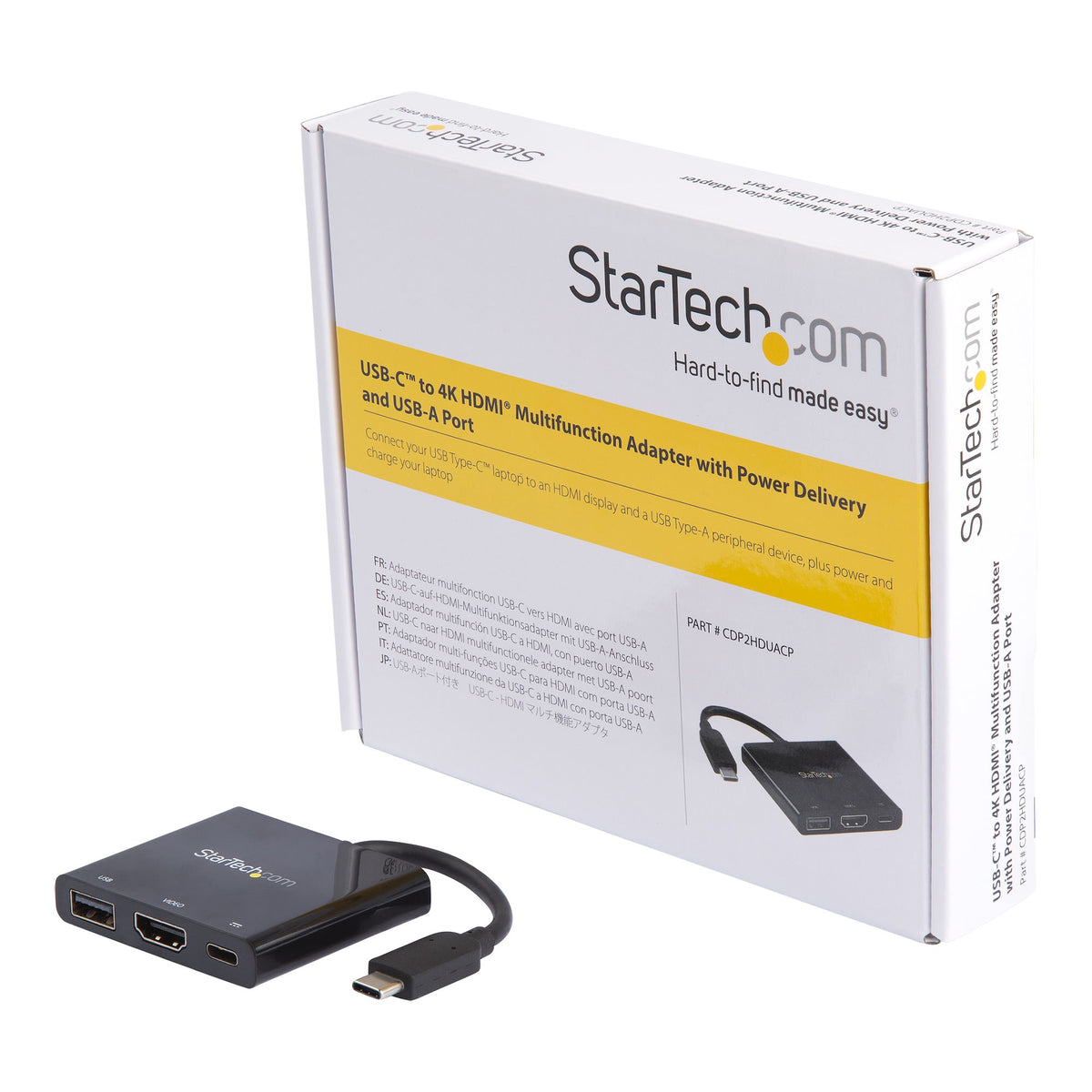 Station d'accueil USB-C/Thunderbolt 3 vers HDMI 4K - Startech