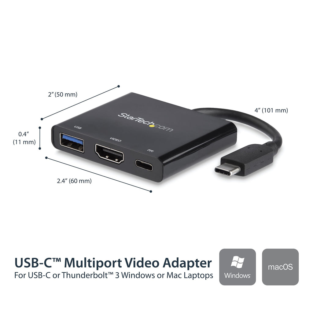 Station d'accueil USB-C/Thunderbolt 3 vers HDMI 4K - Startech
