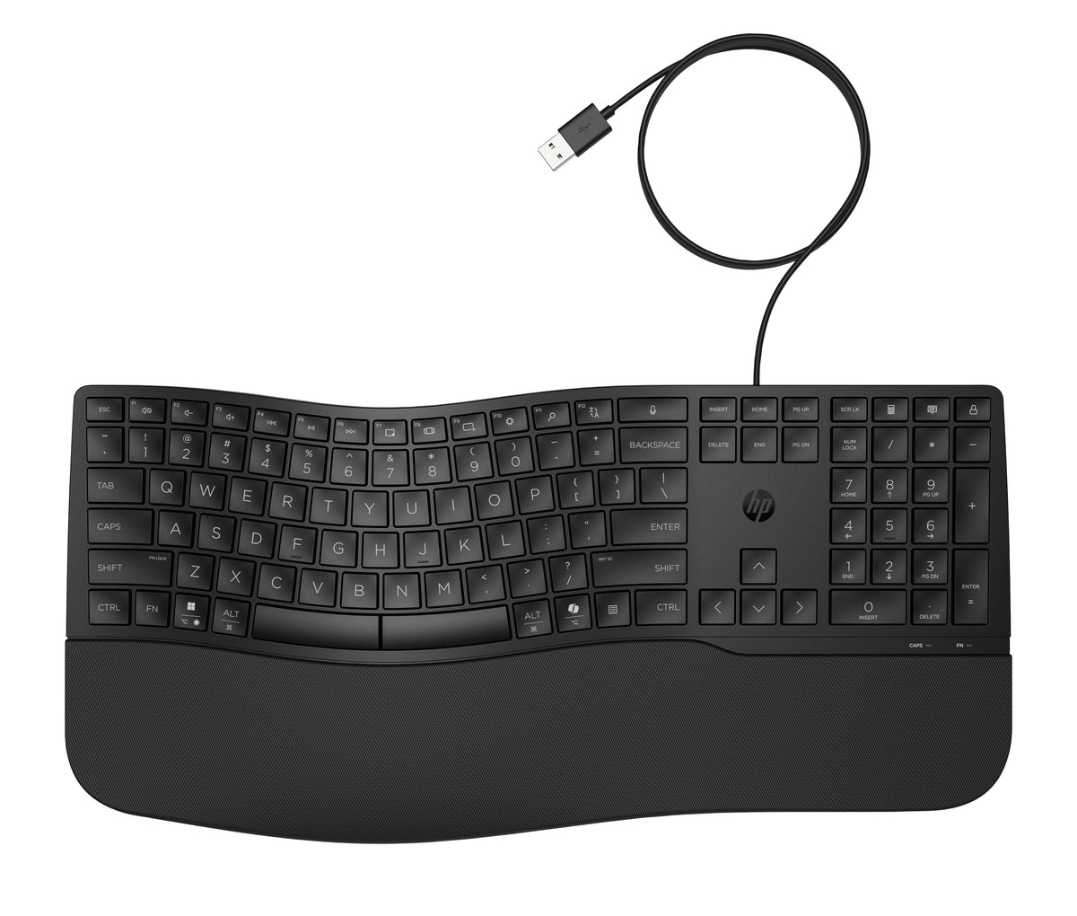 Clavier HP 480 Comfort AZERTY programmable noir