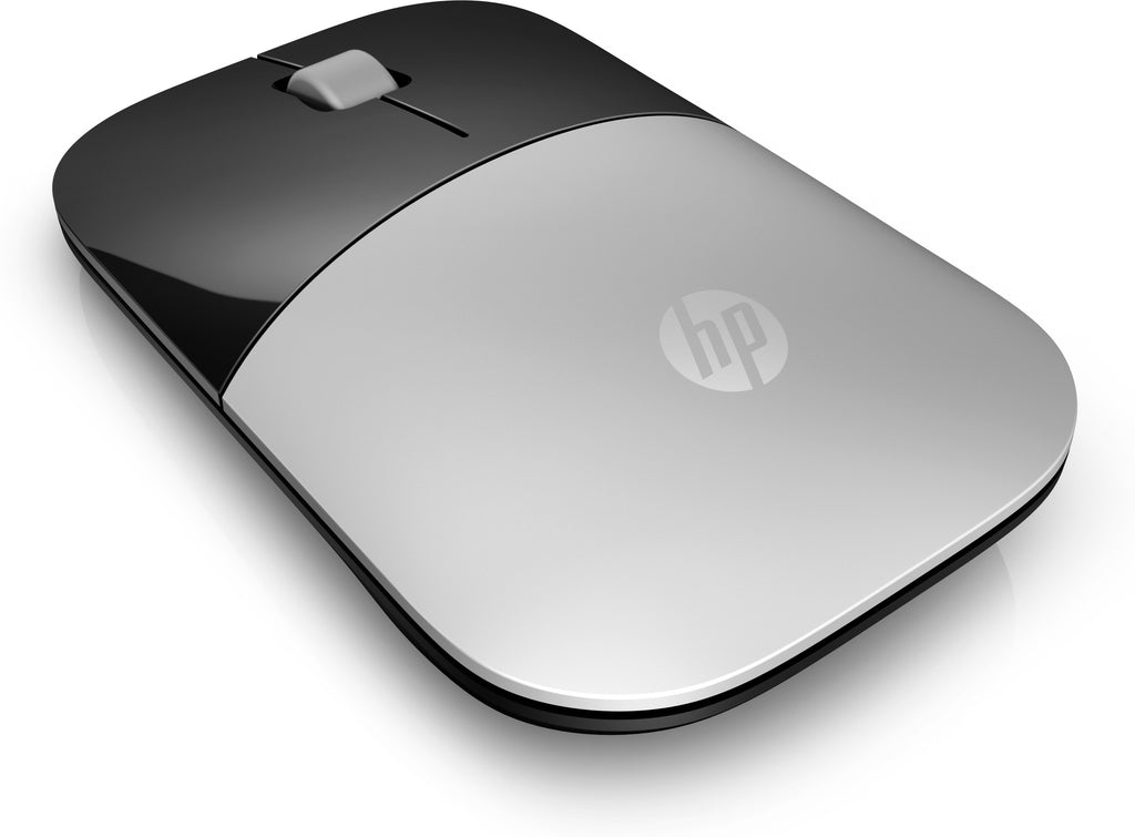 Souris sans fil HP Z3700 2.4 GHz - Récepteur USB - Argent