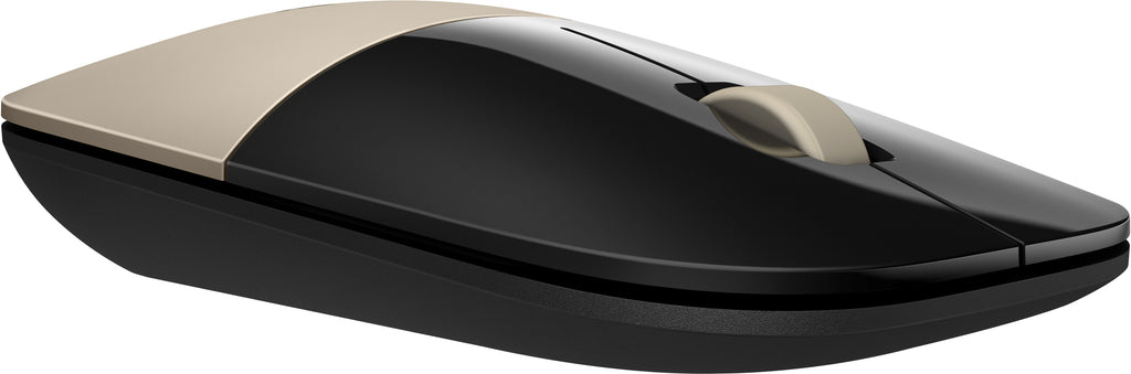 Souris sans fil HP Z3700 LED bleue or 2.4 GHz
