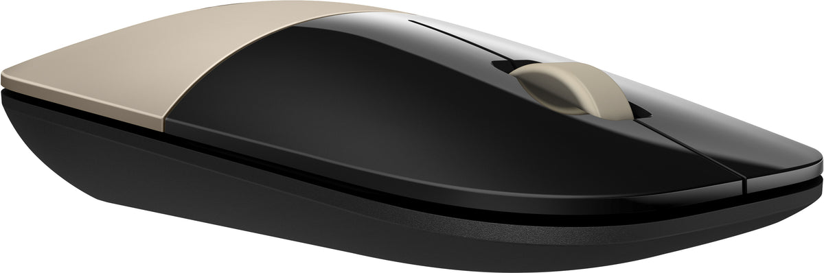 Souris sans fil HP Z3700 LED bleue or 2.4 GHz