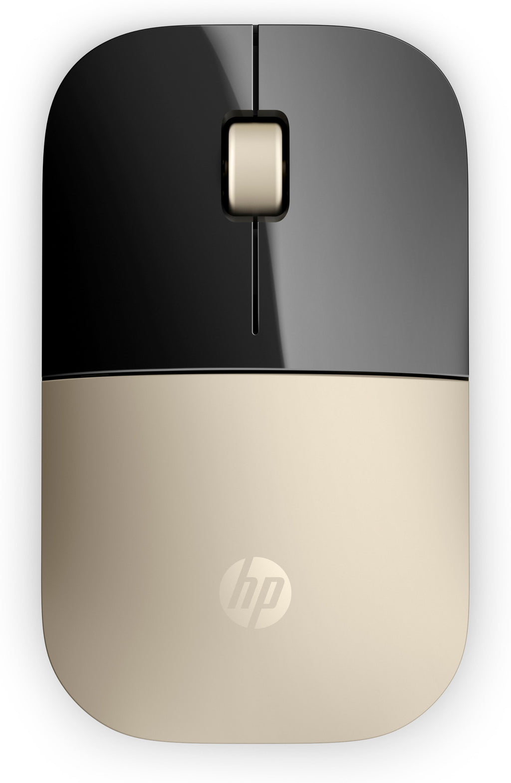 Souris sans fil HP Z3700 LED bleue or 2.4 GHz