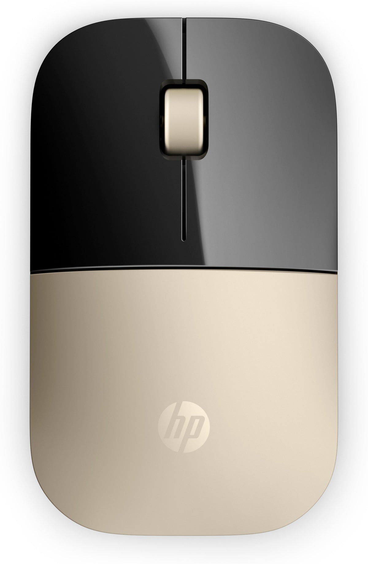 Souris sans fil HP Z3700 LED bleue or 2.4 GHz