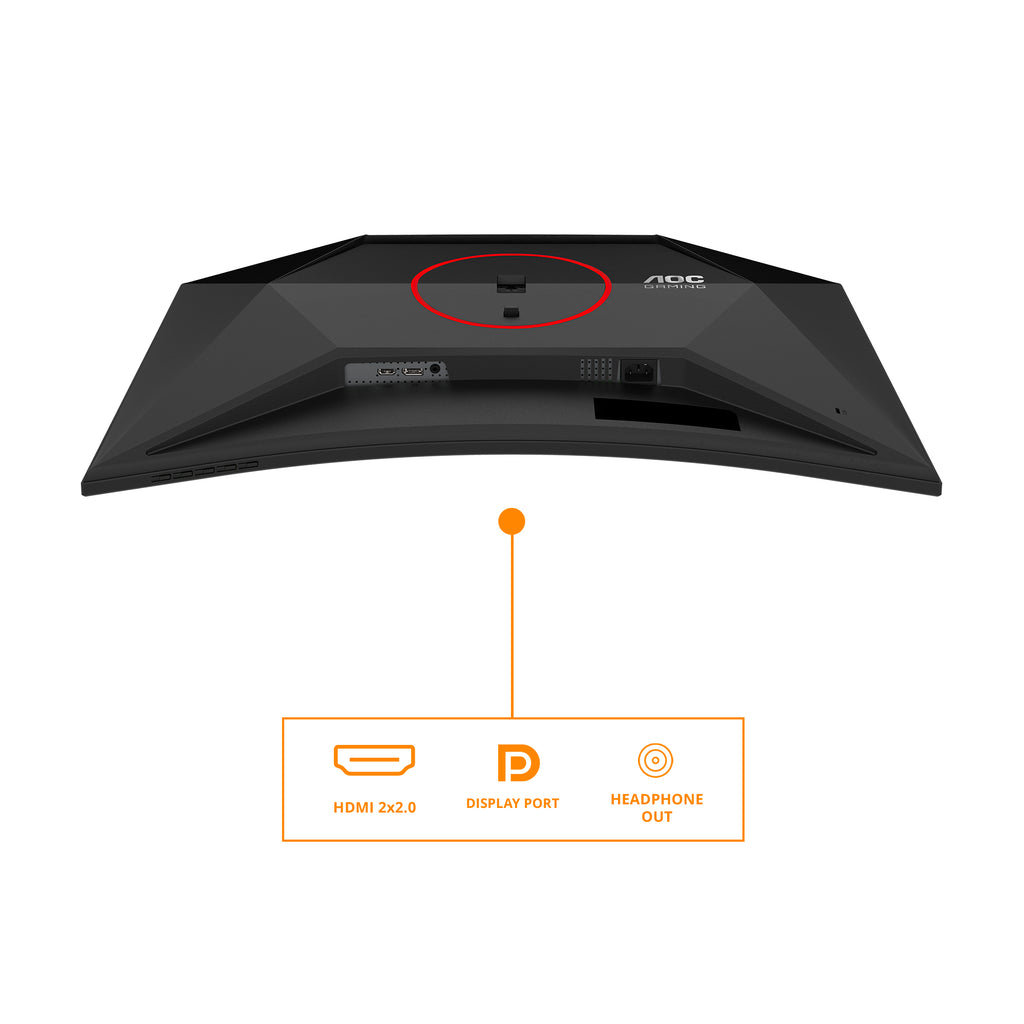 Écran gaming AOC 32" incurvé 240Hz Full HD HDR10