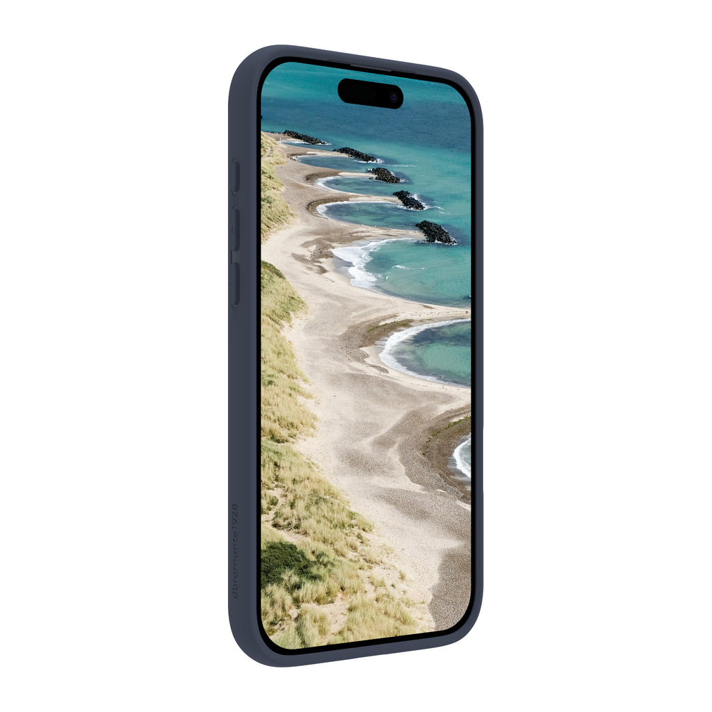 Coque iPhone 17 Pro Max MagSafe bleu transparent - DBRAMANTE1928