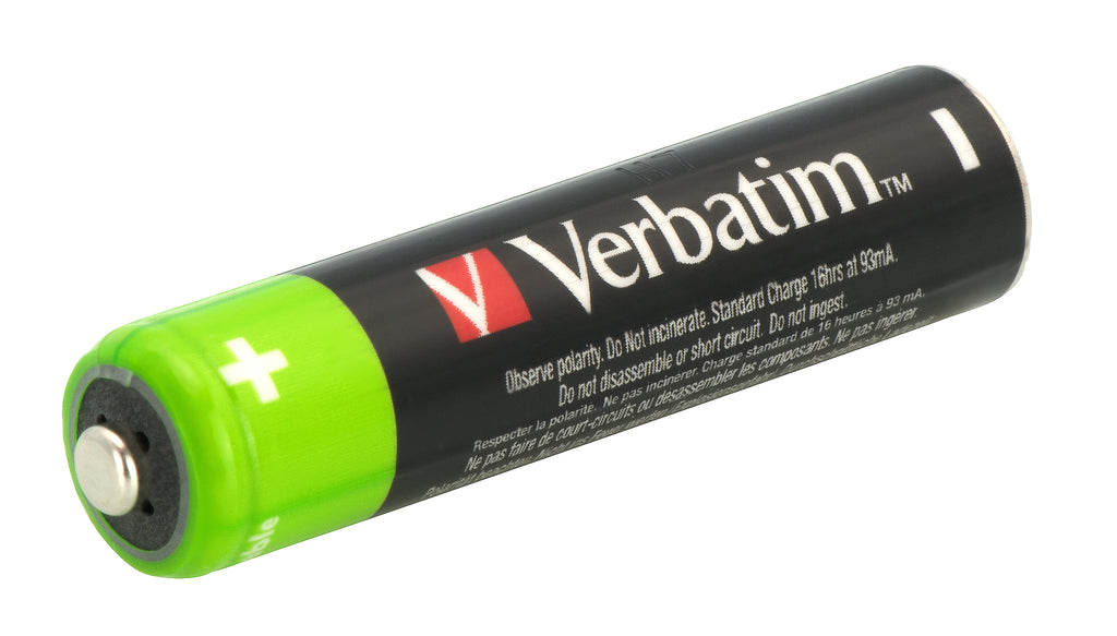 Batterie rechargeable Verbatim AAA 950mAh - 4xHR03 NiMH