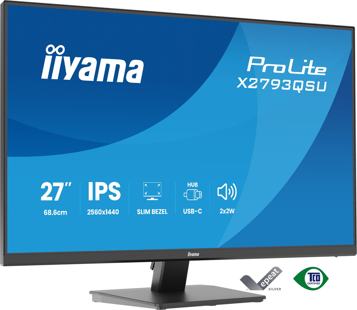 IIYAMA ProLite X2793QSU-B1 Écran 27" QHD 75Hz IPS