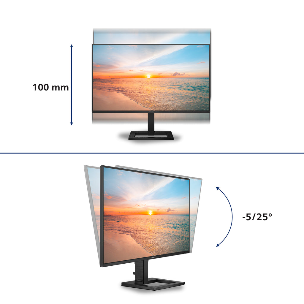 Philips Écran LED 27" QHD 100Hz - IPS - HDMI/USB-C - Haut-parleurs