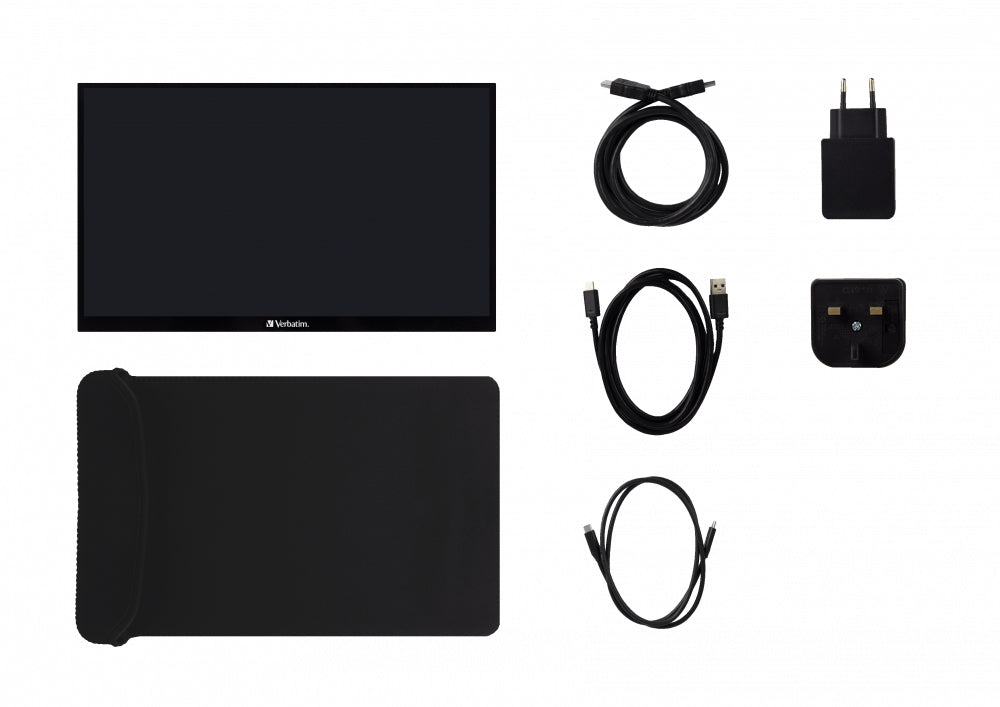 Moniteur tactile portable Verbatim 15,6" Full HD - HDMI/USB-C