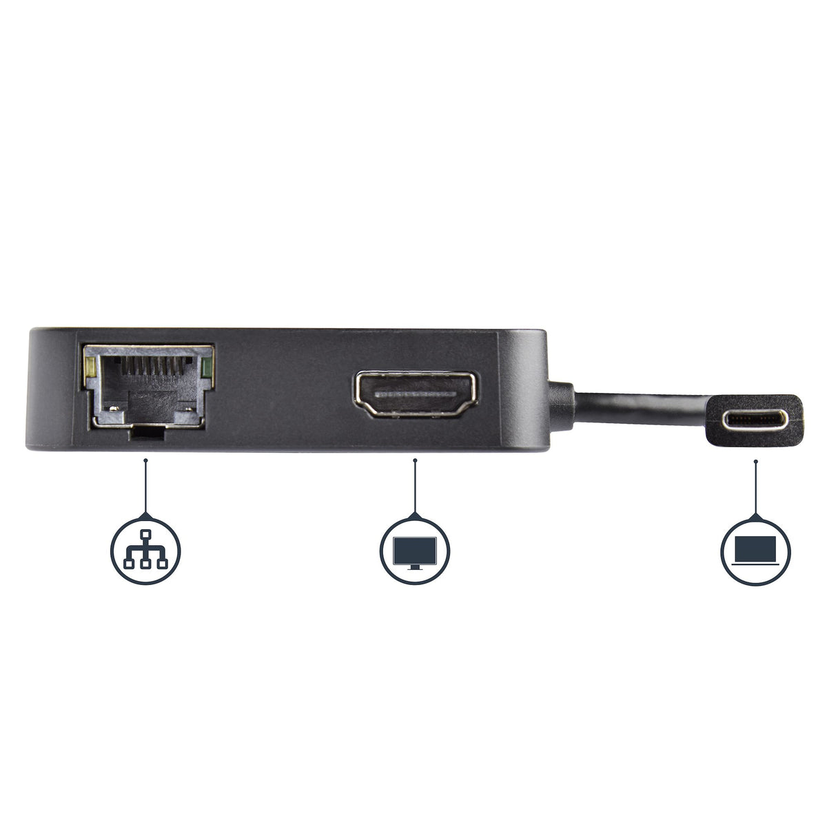 Station d'accueil USB-C 4K GbE STARTECH