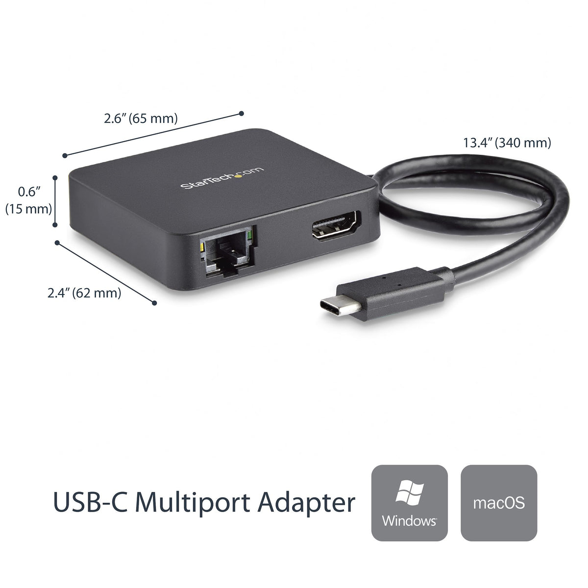 Station d'accueil USB-C 4K GbE STARTECH