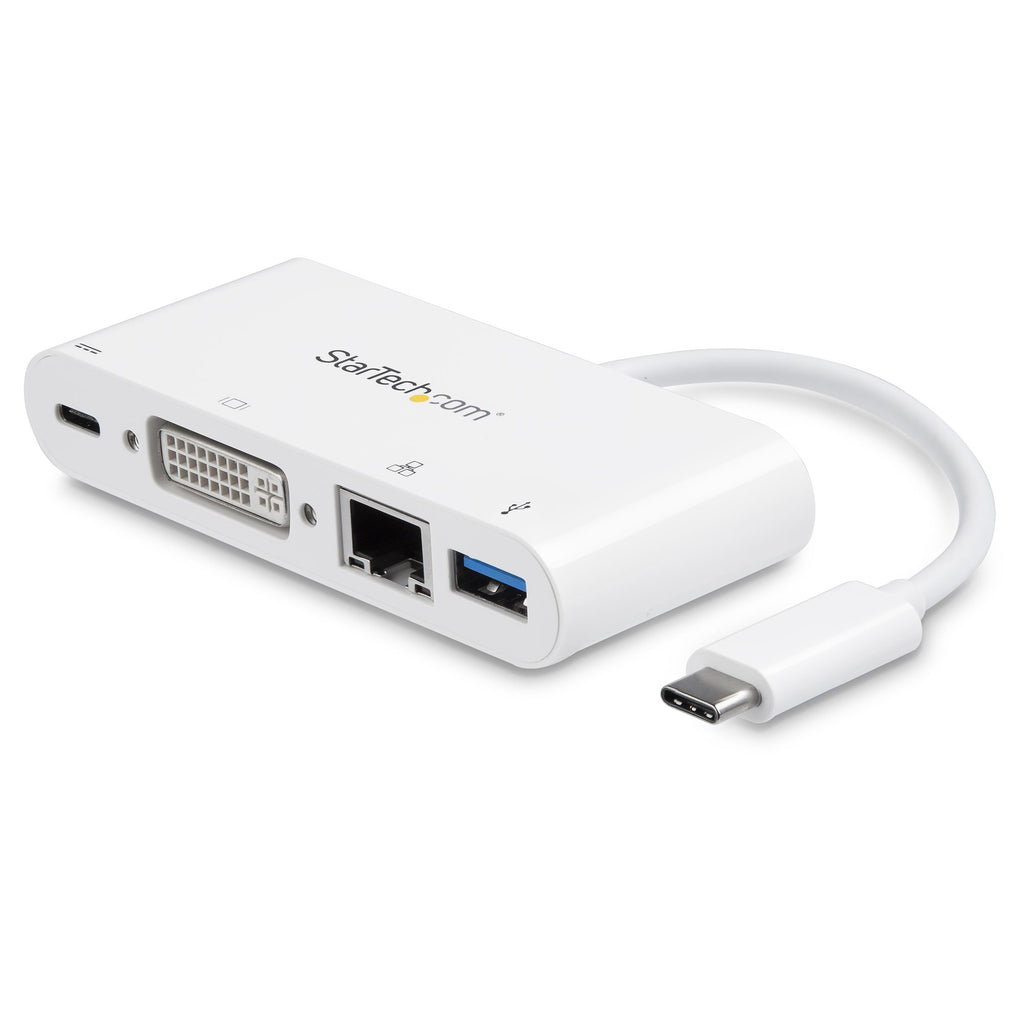 Hub USB-C StarTech 4K DVI + Ethernet + 3xUSB 3.0 - 60W PD