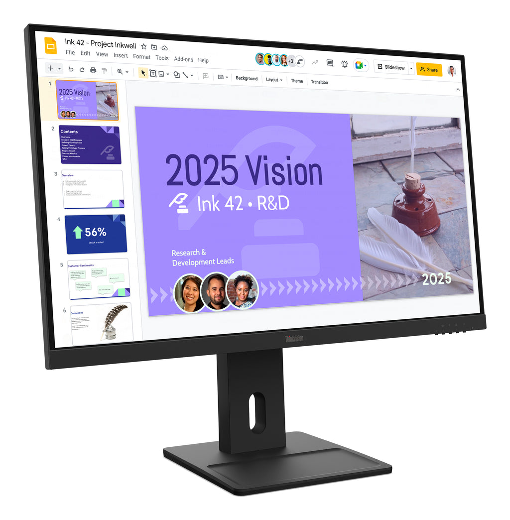 Écran LED LENOVO ThinkVision E27Q-40 27" QHD 100Hz
