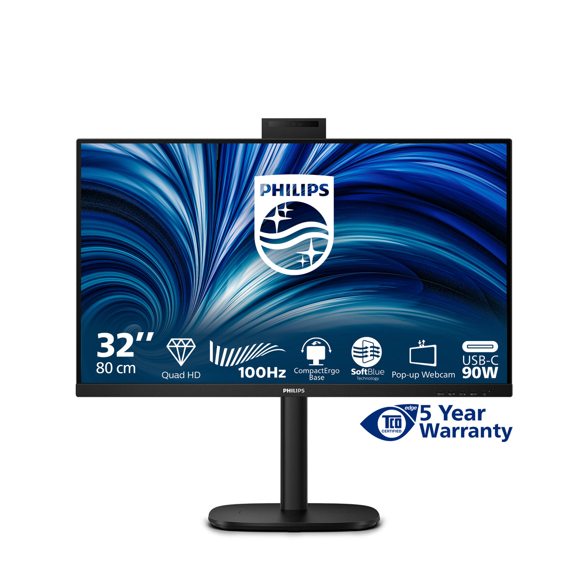 Philips 32B2U3601H - Écran QHD 32" 100Hz IPS
