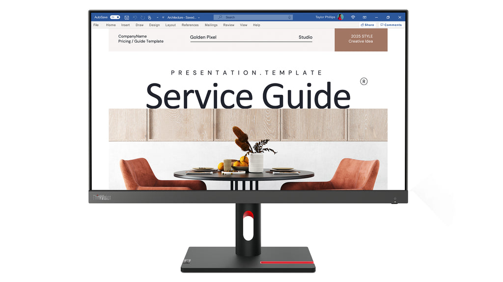 Écran LED Lenovo ThinkVision S24i-30 24" Full HD IPS